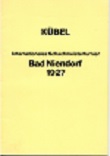 KBEL / 1927 BAD NIENDORF 1-2 NIMZOWITSCH/TARTAKOWER, paper